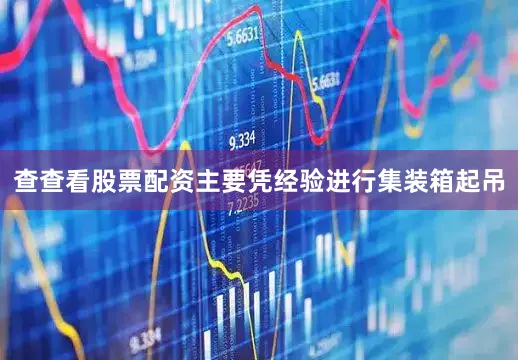 查查看股票配资主要凭经验进行集装箱起吊
