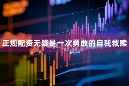 正规配资无疑是一次勇敢的自我救赎